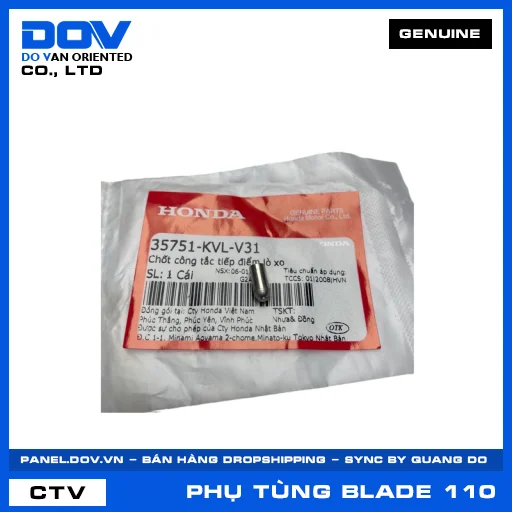CHỐT CÔNG TẮC TIẾP ĐIỂM LÒ XO BLADE 110 — 35751KVLV31