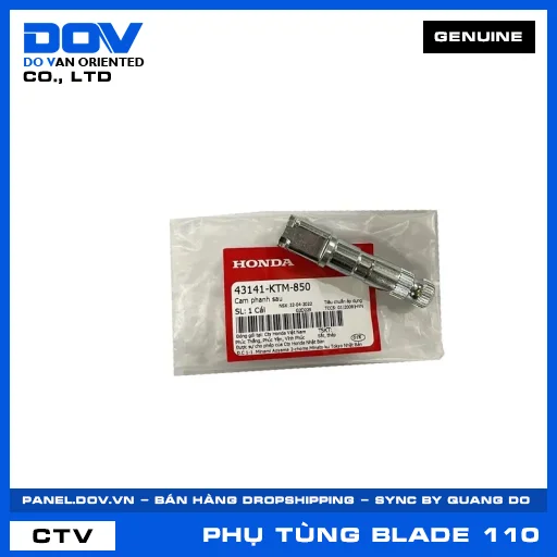 CAM PHANH SAU (thắng) BLADE 110 — 43141KTM850