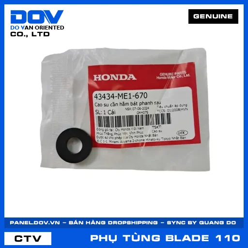 CAO SU CẦN HÃM BÁT PHANH SAU (thắng) BLADE 110 — 43434ME1670