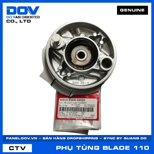 CỤM BÁT PHANH TRƯỚC *NH364M* (thắng) BLADE 110 — 45010KWW640ZA