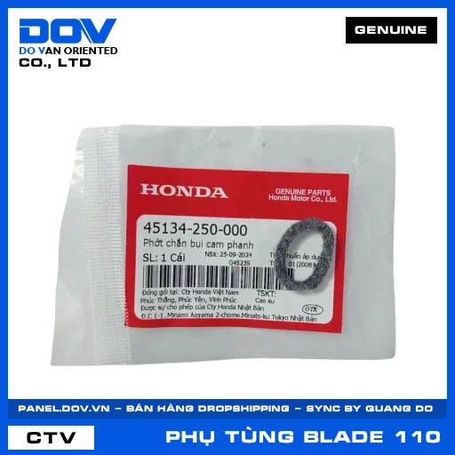 PHỚT CHẮN BỤI CAM PHANH (thắng) BLADE 110 — 45134250000