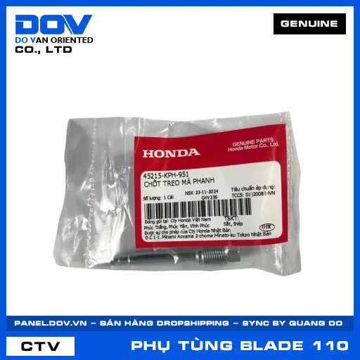 CHỐT TREO MÁ PHANH (bố thắng) BLADE 110 — 45215KPH951
