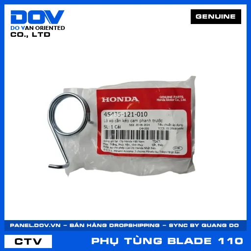 LÒ XO CẦN KÉO CAM PHANH TRƯỚC (thắng) BLADE 110 — 45435121010
