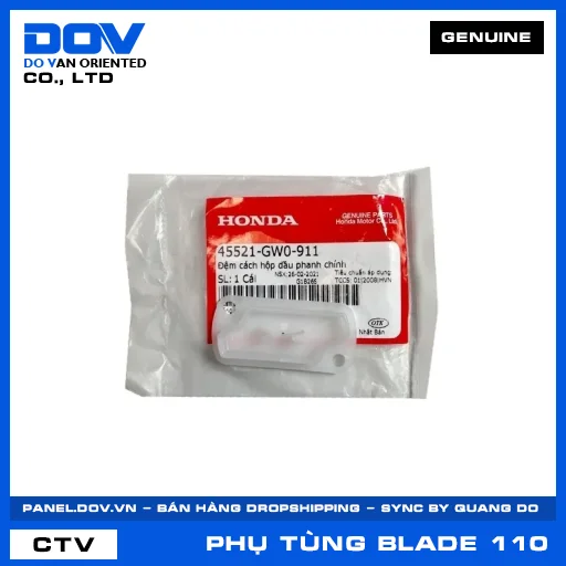 ĐỆM CÁCH XY-LANH PHANH (thắng) BLADE 110 — 45521GW0911
