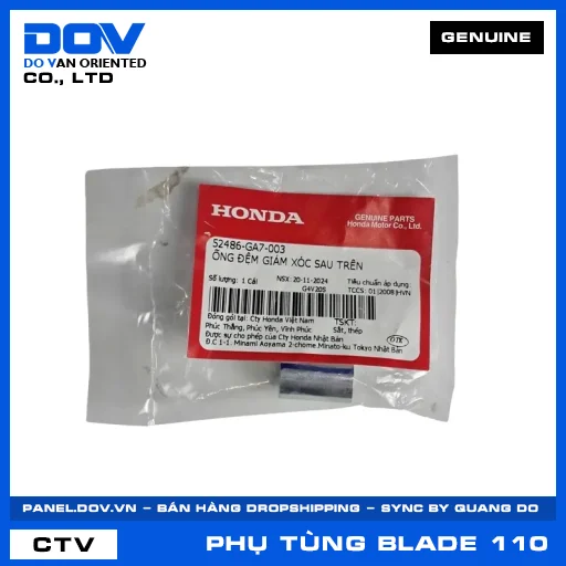 ỐNG ĐỆM GIẢM XÓC SAU TRÊN (phuộc) BLADE 110 — 52486GA7003