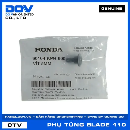 VÍT 5MM BLADE 110 — 90104KPH900