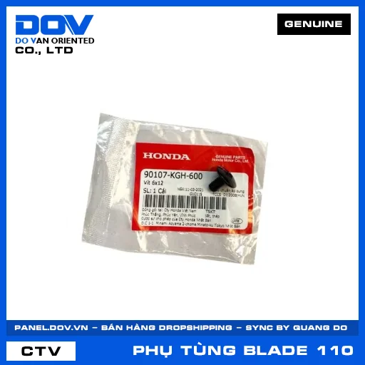 VÍT 6X12 BLADE 110 — 90107KGH600