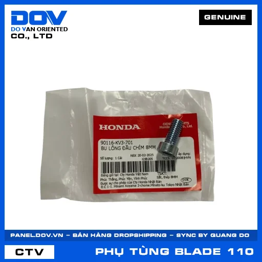 BU LÔNG ĐẦU CHÌM 8MM BLADE 110 — 90116KV3701