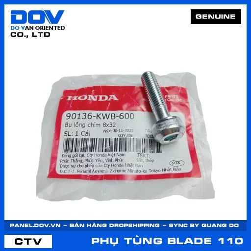 BU LÔNG CHÌM 8X32 BLADE 110 — 90136KWB600