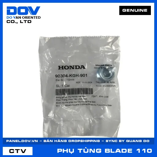 ĐAI ỐC U 10MM BLADE 110 — 90304KGH901