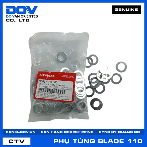ĐỆM NHÔM ỐC XẢ DẦU 12,5X20MM BLADE 110 — 90407259000