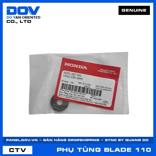 VÒNG ĐỆM 6MM BLADE 110 — 90501KST920
