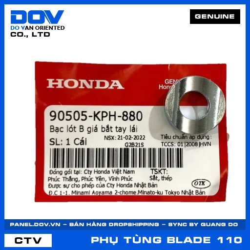 BẠC LÓT B GIÁ BẮT TAY LÁI BLADE 110 — 90505KPH880