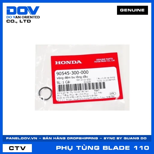 VÒNG ĐỆM BU LÔNG DẦU BLADE 110 — 90545300000