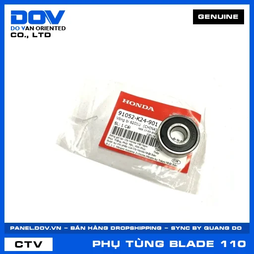 Vòng bi 6201U (1mặt chắn bụi) BLADE 110 — 91052K24901