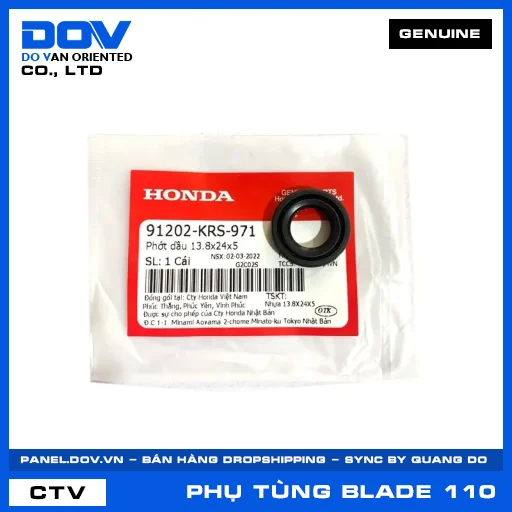 PHỚT DẦU 13.8X24X5 BLADE 110 — 91202KRS971