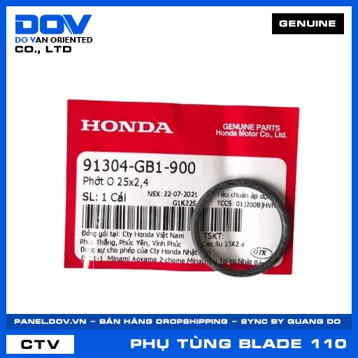 PHỚT O 25X2,4 BLADE 110 — 91304GB1900