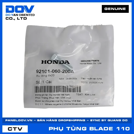 BU LÔNG 6X20 BLADE 110 — 92101060200A