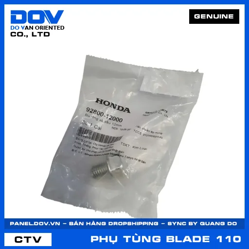 BU LÔNG XẢ DẦU 12MM BLADE 110 — 9280012000