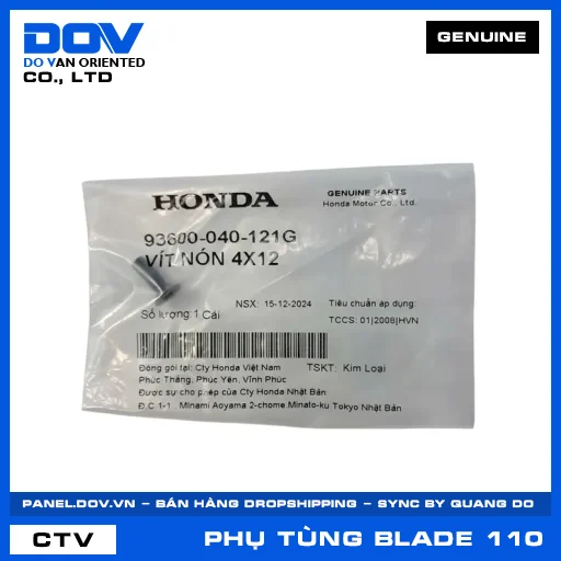 VÍT NÓN 4X12 BLADE 110 — 93600040121G