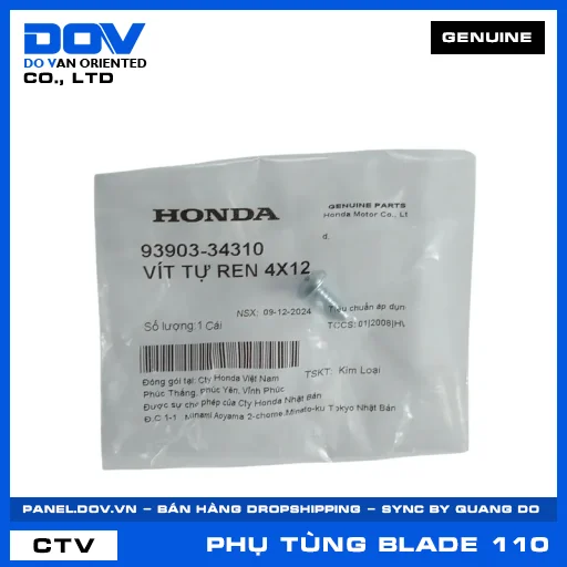 VÍT TỰ REN 4X12 BLADE 110 — 9390334310