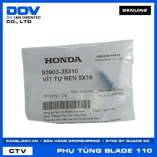 VÍT TỰ REN 5X16 BLADE 110 — 9390335310