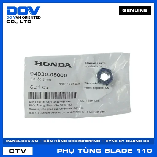 ĐAI ỐC 8MM BLADE 110 — 9403008000