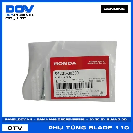 CHỐT CHẺ 3.0X30 BLADE 110 — 9420130300