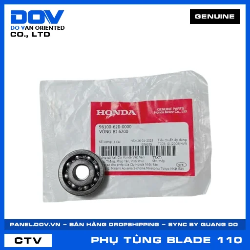 VÒNG BI 6200 BLADE 110 — 961006200000