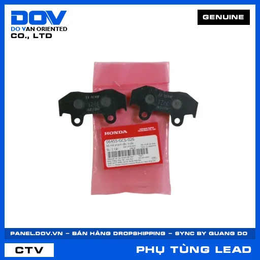 BỘ MÁ PHANH DẦU TRƯỚC (bố thắng) LEAD 110 — 06455GCS026
