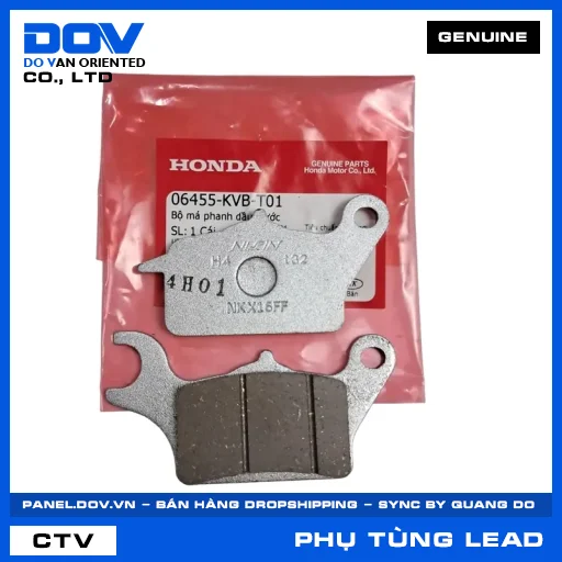 BỘ MÁ PHANH DẦU TRƯỚC (bố thắng) LEAD 125 — 06455KVBT01