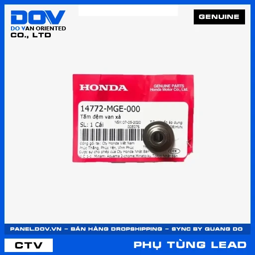 TẤM ĐỆM VAN XẢ LEAD 125 — 14772MGE000