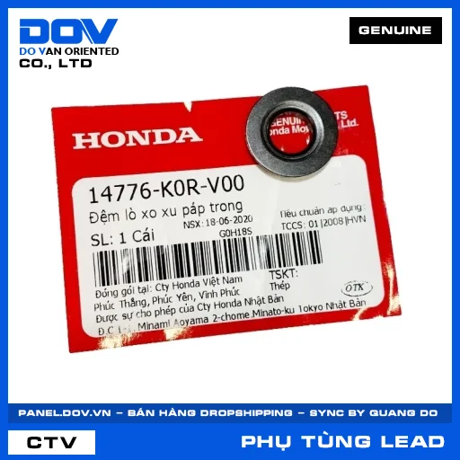 ĐỆM LÒ XO XU PÁP TRONG LEAD 125 — 14776K0RV00
