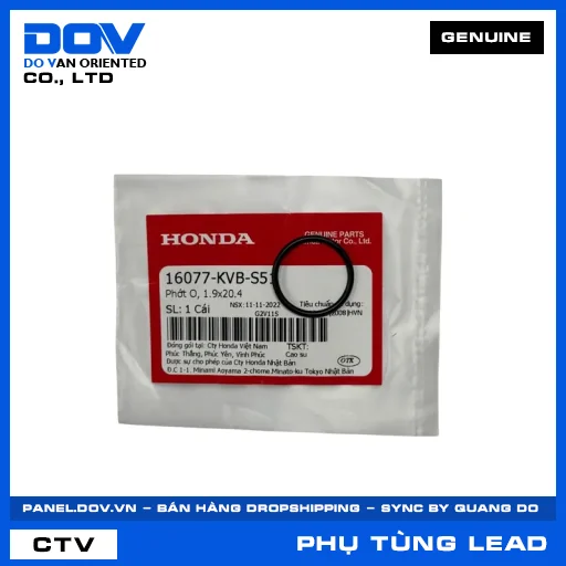 PHỚT O, 1.9X20.4 LEAD 125 — 16077KVBS51