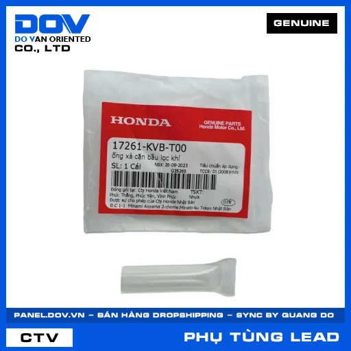ỐNG XẢ CẶN BẦU LỌC KHÍ (lọc gió) LEAD 125 — 17261KVBT00