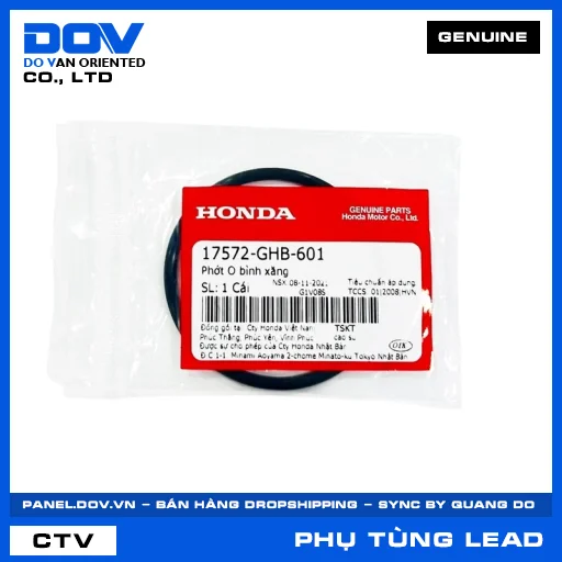 PHỚT O BÌNH XĂNG LEAD 125 — 17572GHB610