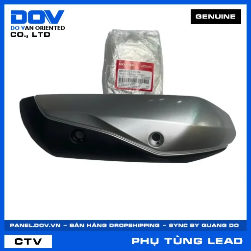 TẤM CÁCH NHIỆT ỐNG XẢ *NH411M* (pô) LEAD 125 — 18318K2TV00ZA