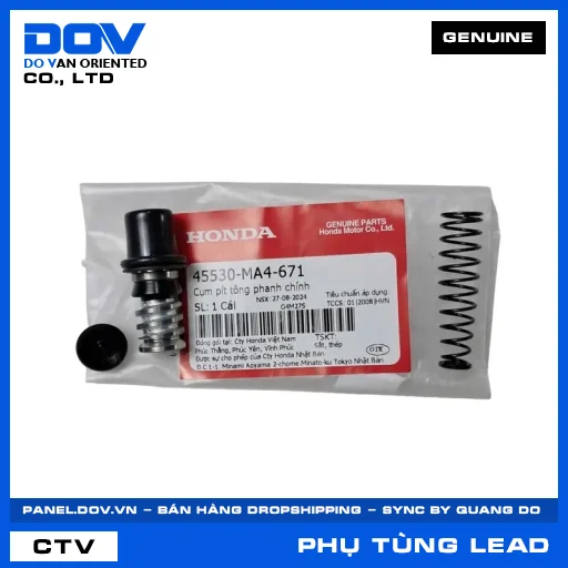 CỤM PÍT TÔNG PHANH CHÍNH (thắng) LEAD 125 — 45530MA4671