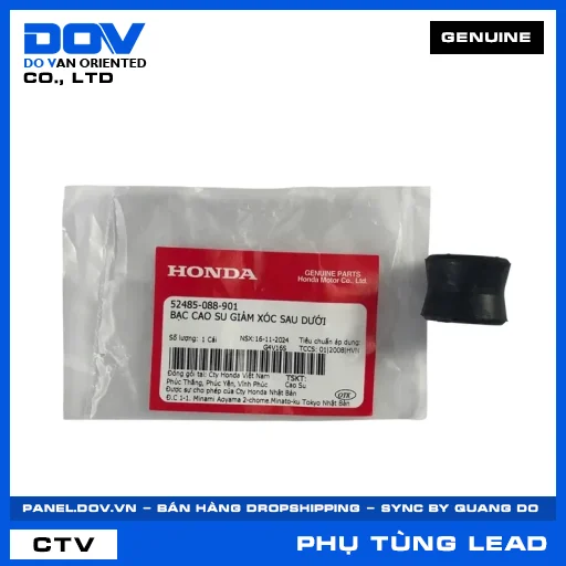 BẠC CAO SU GIẢM XÓC SAU DƯỚI (phuộc) LEAD 110, LEAD 125 — 52485088901