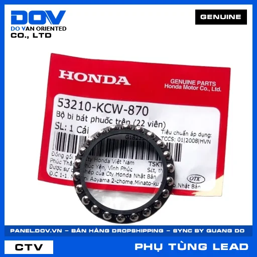 BỘ BI BÁT PHUỐC TRÊN (22 VIÊN) LEAD 110 — 53210KCW870