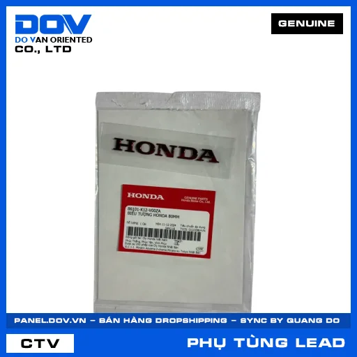 BIỂU TƯỢNG HONDA 80MM LEAD 125 — 86101K12V00ZA