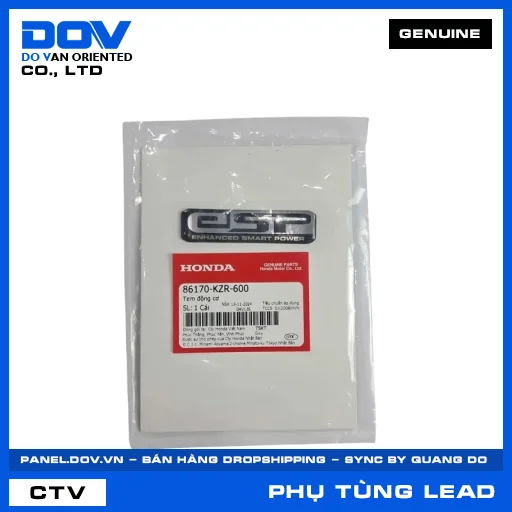 TEM ĐỘNG CƠ LEAD 125 — 86170KZR600