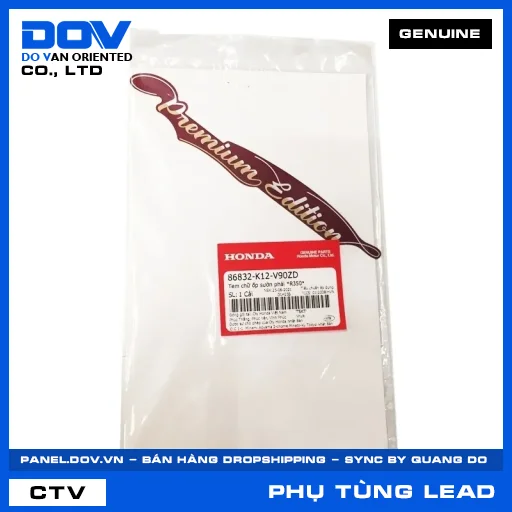 TEM CHỮ ỐP SƯỜN PHẢI *R350* LEAD 125 — 86832K12V90ZD