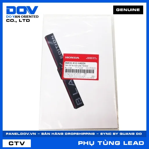 TEM CHỮ ỐP SƯỜN PHẢI *NHA76* LEAD 125 — 86832K12VA0ZA