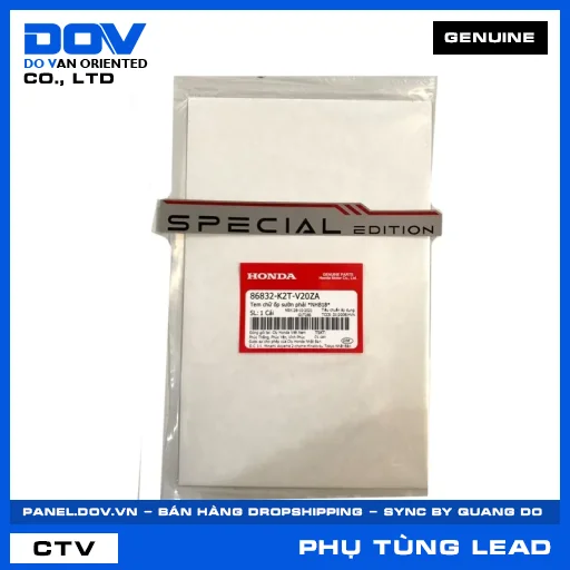 TEM CHỮ ỐP SƯỜN PHẢI *NHB18* LEAD 125 — 86832K2TV20ZA