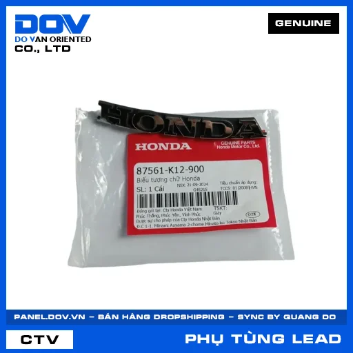 BIỂU TƯỢNG CHỮ HONDA LEAD 125 — 87561K12900