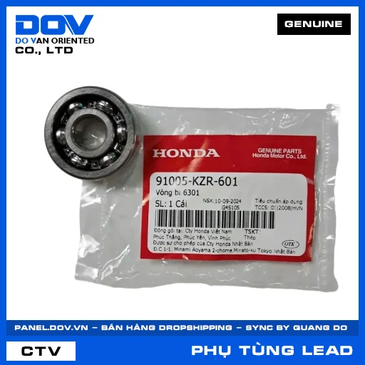 VÒNG BI 6301 LEAD 125 — 91005KZR601