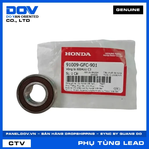 VÒNG BI 6004UU C3 LEAD 125 — 91009GFC901