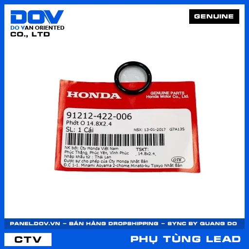 PHỚT O 14.8X2.4 LEAD 125 — 91212422006