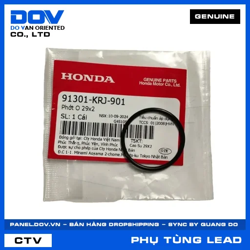 PHỚT O 29X2 LEAD 125 — 91301KRJ901
